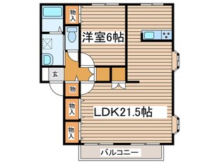 日新花崎ビレッジBの物件間取画像